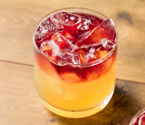 Hibiscus Whiskey Sour