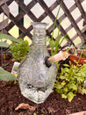 Western-Inspired Vintage Decanter Bong – Clear Glass